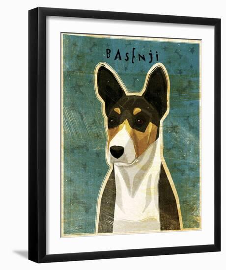 Basenji (Tri-Color)-John Golden-Framed Giclee Print