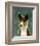 Basenji (Tri-Color)-John W^ Golden-Framed Art Print