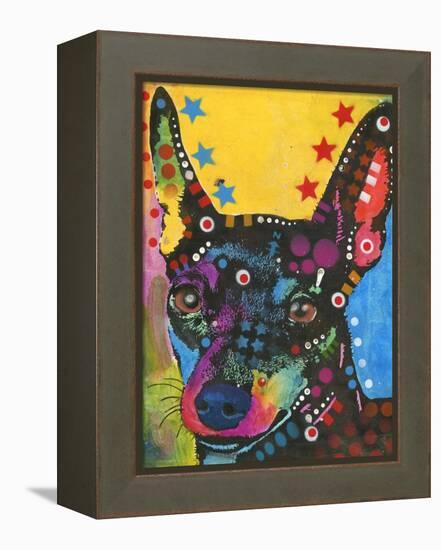 Basenji-Dean Russo-Framed Premier Image Canvas