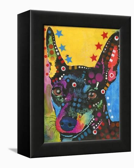 Basenji-Dean Russo-Framed Premier Image Canvas