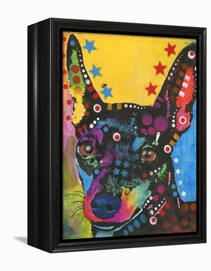 Basenji-Dean Russo-Framed Premier Image Canvas