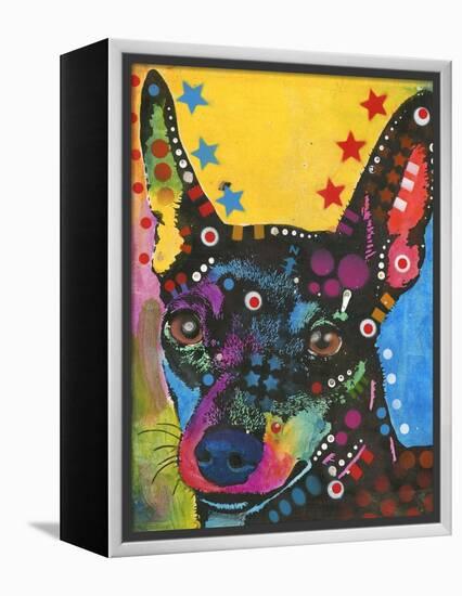 Basenji-Dean Russo-Framed Premier Image Canvas