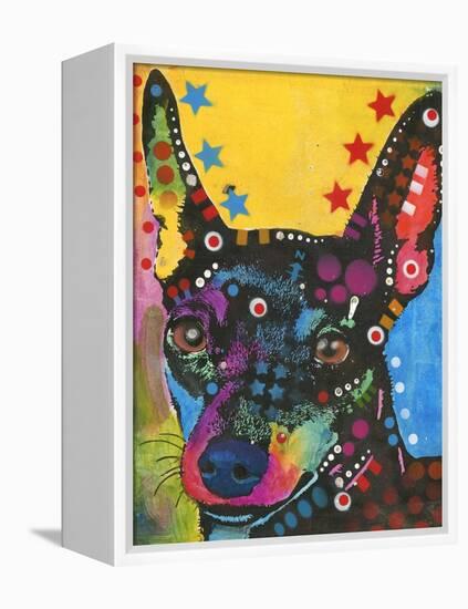 Basenji-Dean Russo-Framed Premier Image Canvas