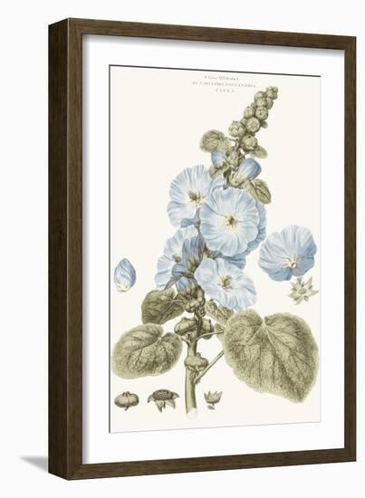 Bashful Blue Florals IV-John Miller-Framed Art Print