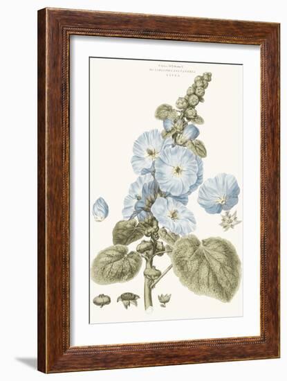Bashful Blue Florals IV-John Miller-Framed Art Print