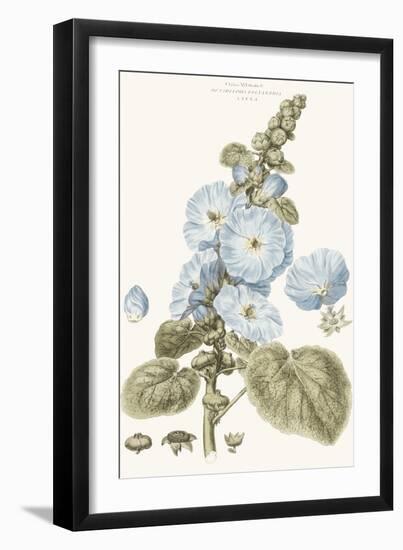 Bashful Blue Florals IV-John Miller-Framed Art Print