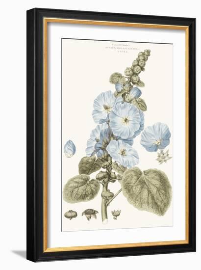 Bashful Blue Florals IV-John Miller-Framed Art Print