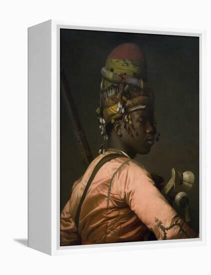 Bashi-Bazouk Ottoman Soldier-Jean Leon Gerome-Framed Stretched Canvas