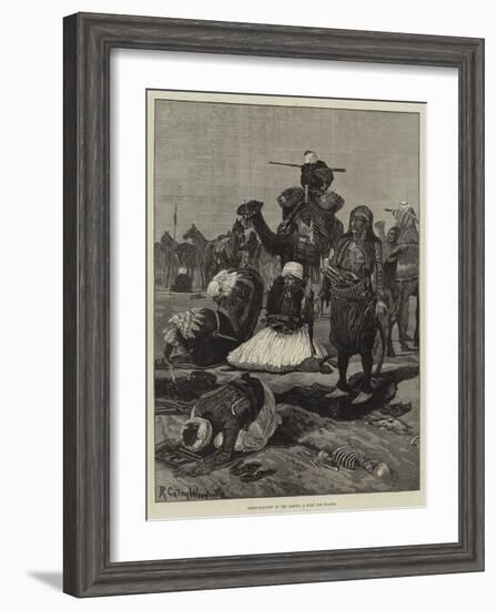 Bashi-Bazouks on the March, a Halt for Prayer-Richard Caton Woodville II-Framed Giclee Print