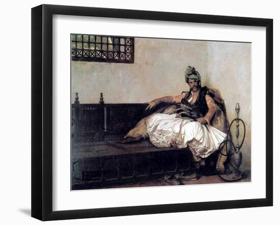 Bashi-Bouzouk Chief, C.1881-Jean Leon Gerome-Framed Giclee Print