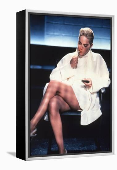 Basic Instinct, Sharon Stone, Directed by Paul Verhoeven, 1992-null-Framed Stretched Canvas