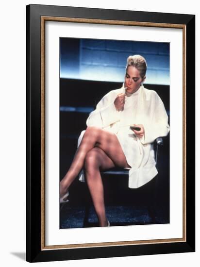 Basic Instinct, Sharon Stone, Directed by Paul Verhoeven, 1992-null-Framed Photo