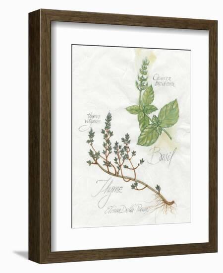 Basil and Thyme-Elissa Della-piana-Framed Art Print