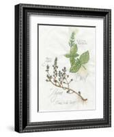 Basil and Thyme-Elissa Della-piana-Framed Art Print