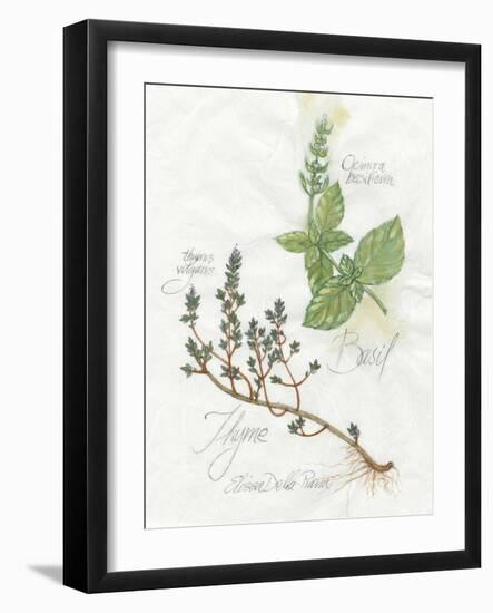 Basil and Thyme-Elissa Della-piana-Framed Art Print