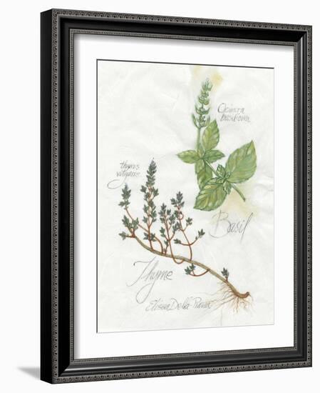 Basil and Thyme-Elissa Della-piana-Framed Art Print