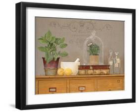 Basil Library-Arnie Fisk-Framed Art Print