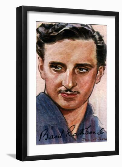 Basil Rathbone, (1892-196), English Actor, 20th Century-null-Framed Giclee Print