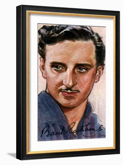 Basil Rathbone, (1892-196), English Actor, 20th Century-null-Framed Giclee Print