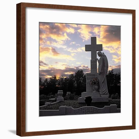 Basildon Cemetery-null-Framed Photographic Print