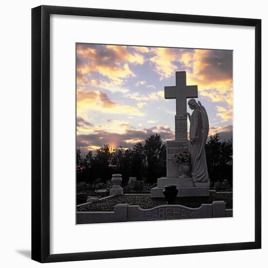 Basildon Cemetery-null-Framed Photographic Print