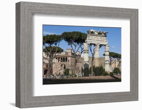 Basilica Aemilia, Near Trajans Markets, Ancient Roman Forum, Rome, Lazio, Italy-James Emmerson-Framed Photographic Print