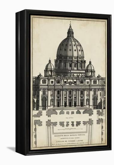 Basilica at the Vatican-G. de Rossi-Framed Stretched Canvas