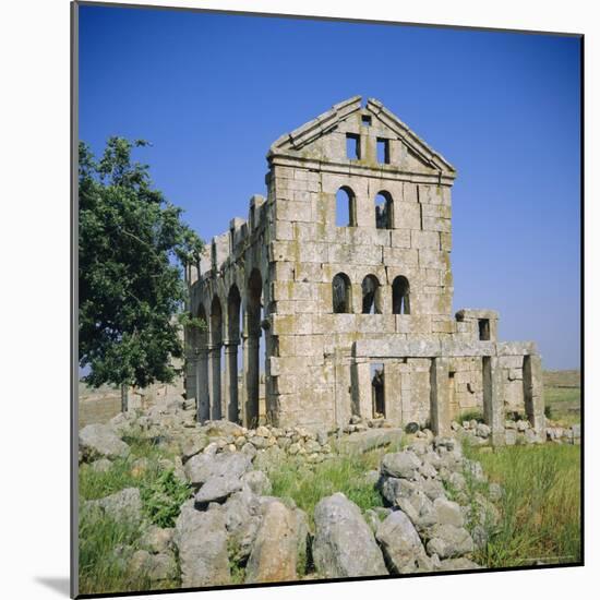 Basilica Church, 372 AD, 'Dead City' Region in North Syria, Kharrab Shams, Syria, Middle East-Christopher Rennie-Mounted Photographic Print