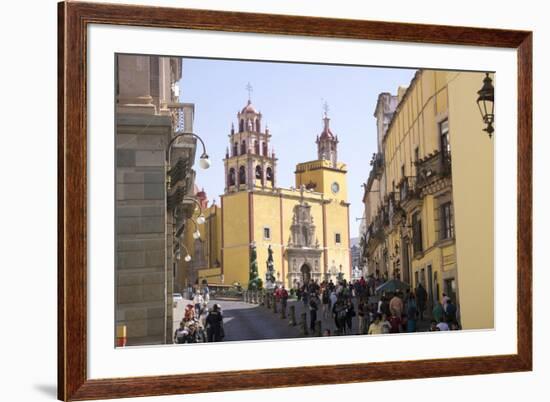 Basilica Collegiata de Nuestra Signora, Guanajuato, UNESCO World Heritage Site, Mexico, North Ameri-Peter Groenendijk-Framed Photographic Print