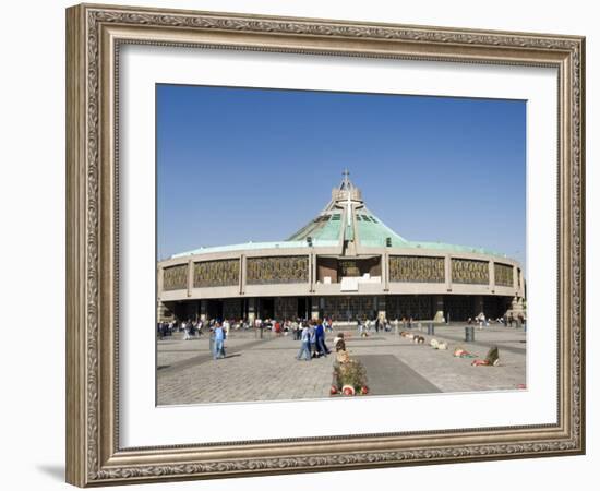 Basilica De Guadalupe, a Famous Pilgrimage Center, Mexico City, Mexico, North America-R H Productions-Framed Photographic Print