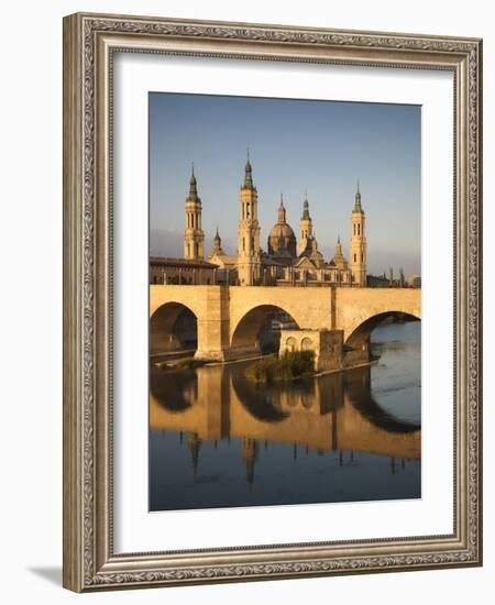 Basilica De Nuestra Senora De Pilar, Zaragoza, Spain-Walter Bibikow-Framed Photographic Print