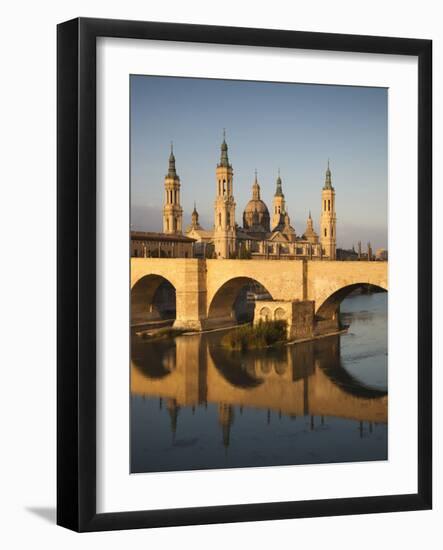 Basilica De Nuestra Senora De Pilar, Zaragoza, Spain-Walter Bibikow-Framed Photographic Print