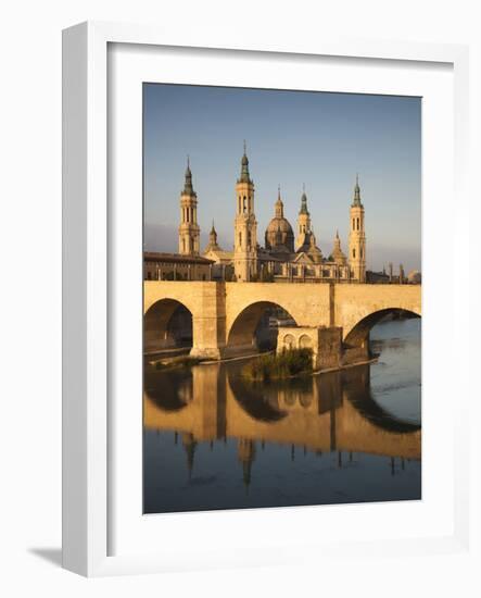 Basilica De Nuestra Senora De Pilar, Zaragoza, Spain-Walter Bibikow-Framed Photographic Print