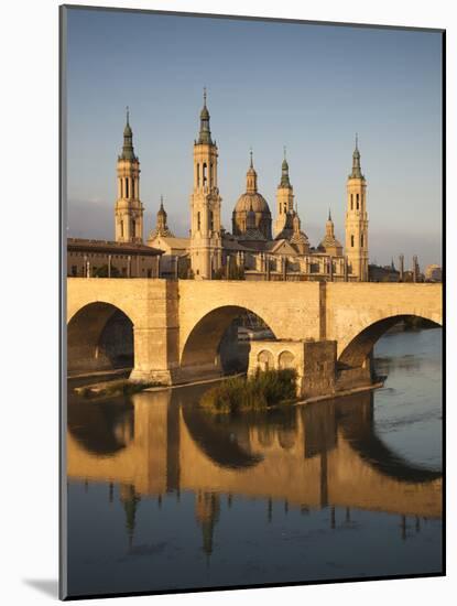 Basilica De Nuestra Senora De Pilar, Zaragoza, Spain-Walter Bibikow-Mounted Photographic Print