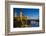 Basilica De Nuestra Senora Del Pilar Church and Ebro River at Dusk, Zaragoza, Aragon, Spain-Stefano Politi Markovina-Framed Photographic Print