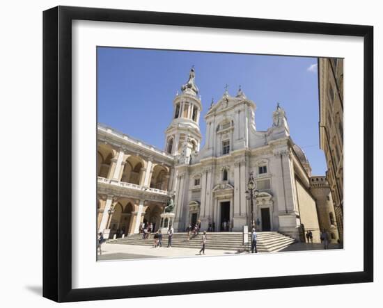 Basilica Della Santa Casa, Piazza Della Madonna, Pilgrimage Town of Loreto, Le Marche, Italy-Jean Brooks-Framed Photographic Print