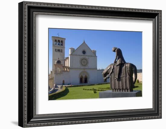 Basilica Di San Francesco, Assisi, UNESCO World Heritage Site, Umbria, Italy, Europe-Charles Bowman-Framed Photographic Print