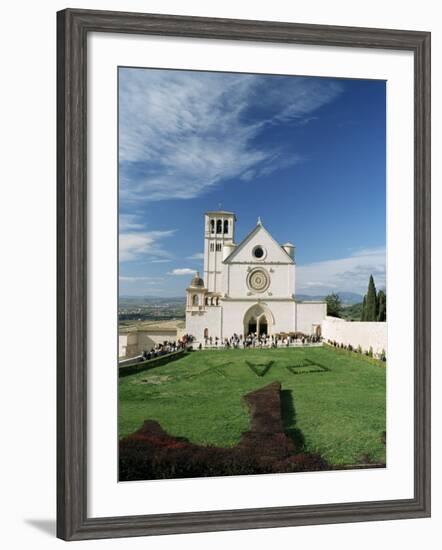 Basilica Di San Francesco, Where the Body of St. Francis was Placed in 1230, Assisi, Umbria-Sergio Pitamitz-Framed Photographic Print