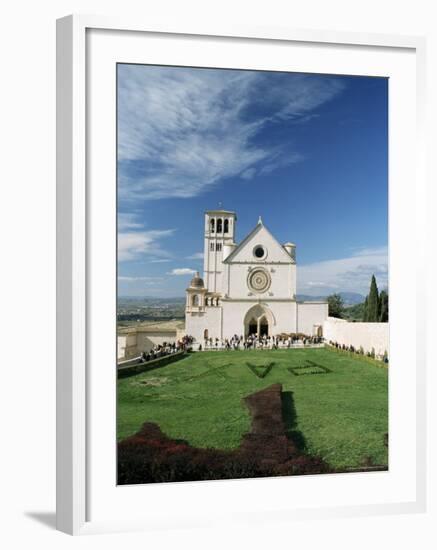 Basilica Di San Francesco, Where the Body of St. Francis was Placed in 1230, Assisi, Umbria-Sergio Pitamitz-Framed Photographic Print