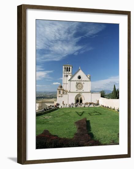 Basilica Di San Francesco, Where the Body of St. Francis was Placed in 1230, Assisi, Umbria-Sergio Pitamitz-Framed Photographic Print