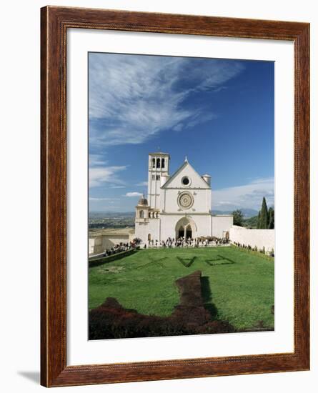Basilica Di San Francesco, Where the Body of St. Francis was Placed in 1230, Assisi, Umbria-Sergio Pitamitz-Framed Photographic Print