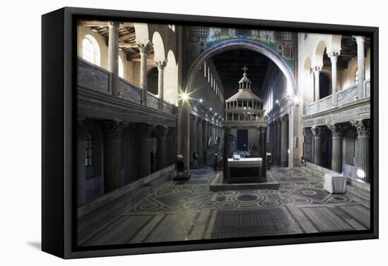 Basilica di San Lorenzo, Rome, Lazio, Italy, Europe-Oliviero Olivieri-Framed Premier Image Canvas