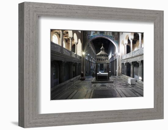 Basilica di San Lorenzo, Rome, Lazio, Italy, Europe-Oliviero Olivieri-Framed Photographic Print