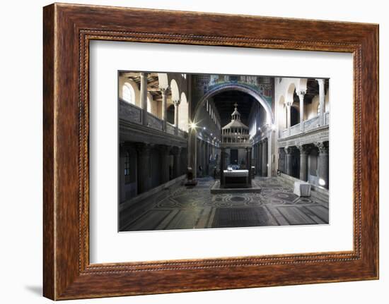 Basilica di San Lorenzo, Rome, Lazio, Italy, Europe-Oliviero Olivieri-Framed Photographic Print