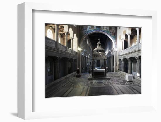 Basilica di San Lorenzo, Rome, Lazio, Italy, Europe-Oliviero Olivieri-Framed Photographic Print