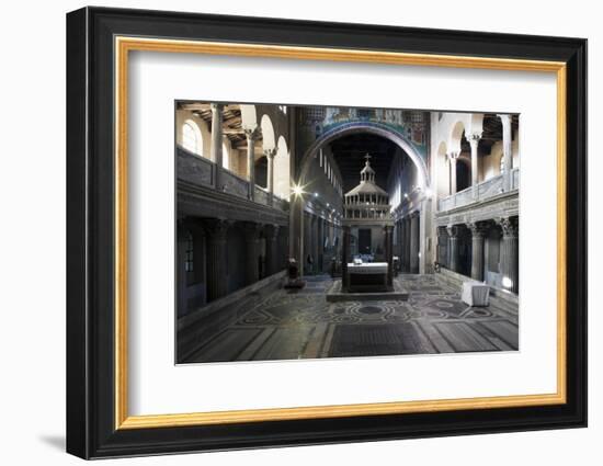 Basilica di San Lorenzo, Rome, Lazio, Italy, Europe-Oliviero Olivieri-Framed Photographic Print