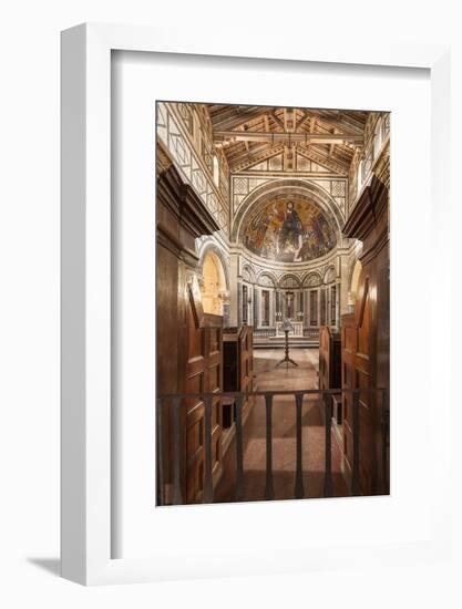 Basilica di San Miniato al Monte, Florence, Tuscany, Italy, Europe-Julian Elliott-Framed Photographic Print