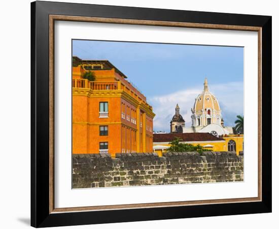 Basilica Menor Cathedral Constructed in 1575, Cartagena, Colombia-Micah Wright-Framed Photographic Print