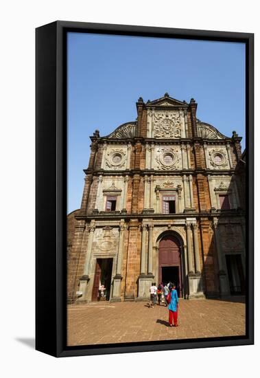 Basilica of Bom Jesus, UNESCO World Heritage Site, Old Goa, Goa, India, Asia-Yadid Levy-Framed Premier Image Canvas