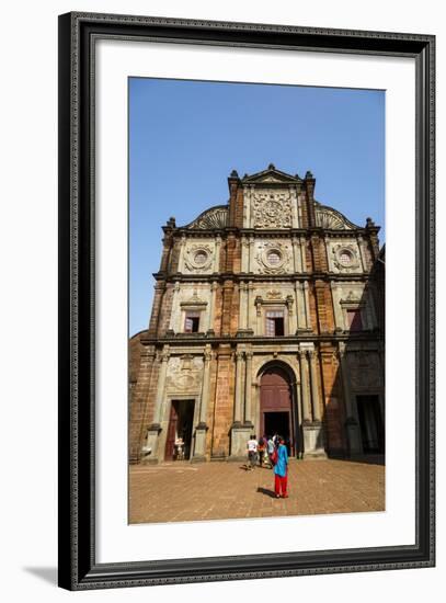 Basilica of Bom Jesus, UNESCO World Heritage Site, Old Goa, Goa, India, Asia-Yadid Levy-Framed Photographic Print